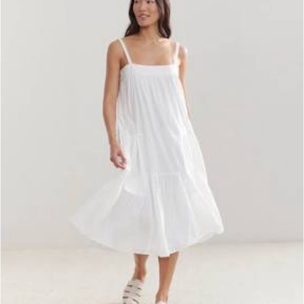 Jenni Kayne Seersucker Summer Dress S